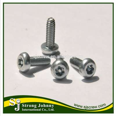 Shelf pin with screw pin adjustable torque table screw