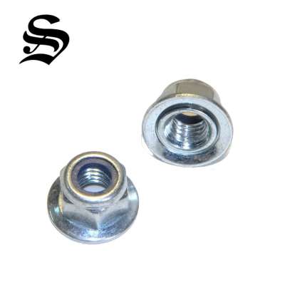 Top quality stainless steel hex flange lock nut