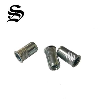 Easily used M2 blind rivet nut with knurling