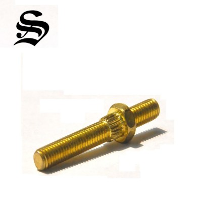 Double sided threaded no head screw