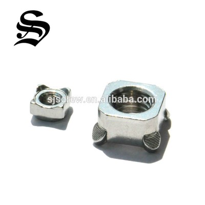 Various sizes of DIN 928 projection square weld nut