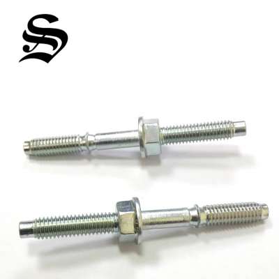 High precision special double threaded sided screw bolt