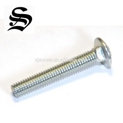 High strength DIN 603 galvanized 5/16"-18 carriage bolt